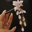 Kẹp Tóc DELMER Hanfu, Que Tóc Cho Buns Tua Rua Gỗ Tóc, Phong Cách Cổ Điển Hoa Đũa Tóc Sườn Xám Phụ Kiện