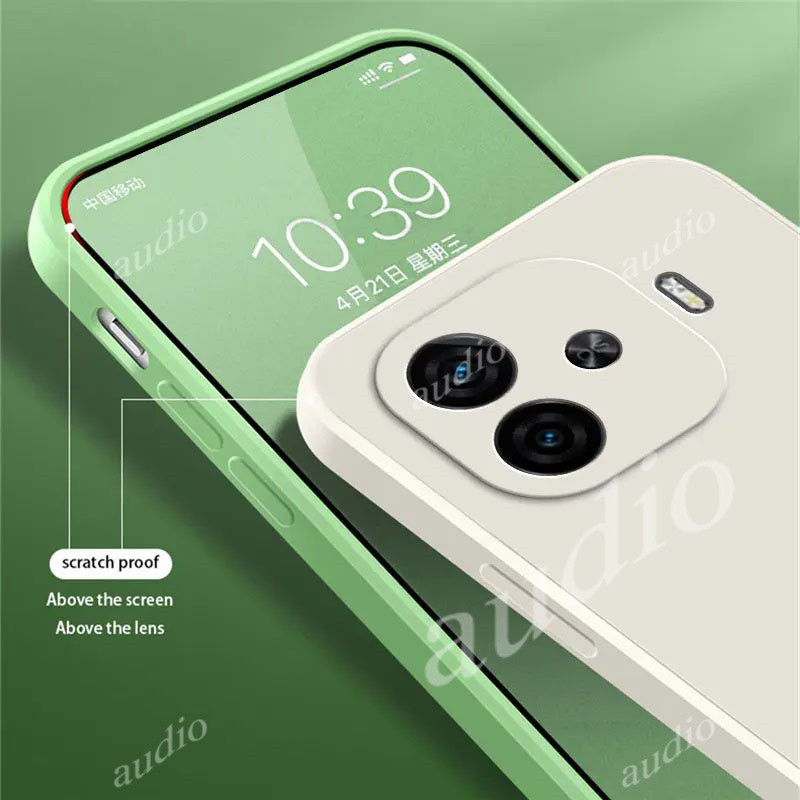 Dành Cho IQOO z9 z9X 5G 2024 Vỏ Silicon Lỏng Vuông Chính Hãng Cho IQOO z9 z9X Z 9 X 9x iQOOZ9 iQOOZ9x 5G Vỏ Chống Sốc Chính Hãng TPU Lỏng Silicon Ốp lưng
