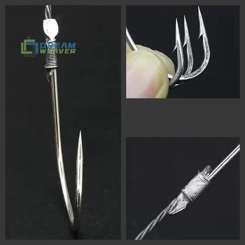 Móc Treble Thép Carbon Cao 6 Móng Vuốt Siêu Sắc, Dụng Cụ Câu Cá Mới