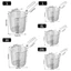 YYlingx 1 Cái Lưới Lọc, Giỏ Chiên Sâu Mini Inox 304, Bền Cho Bánh Bao Khoai Tây Chiên Pháp Chip Phục Vụ Có Tay Cầm Bộ Lọc Chip Chiên