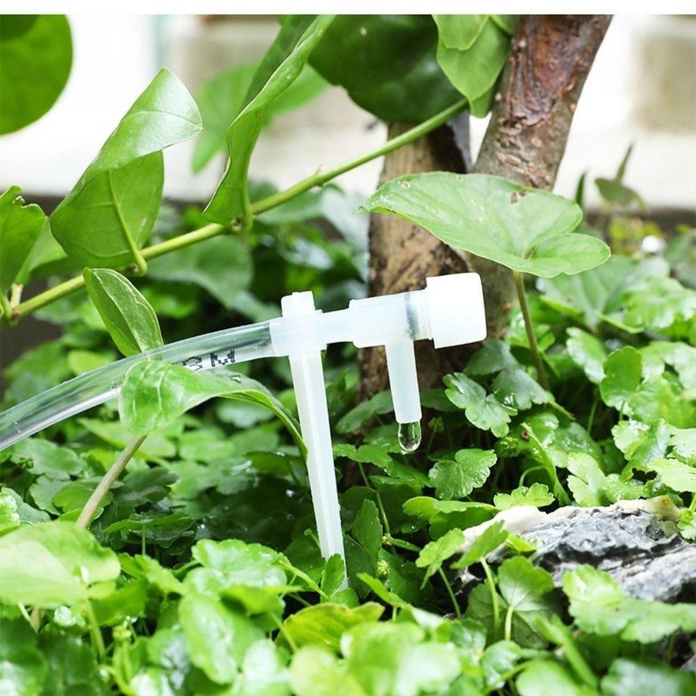 Hệ thống tưới cây trồng WOODNEST, Bộ tưới nhỏ giọt vườn 10 / 20 / 30M có thể điều chỉnh, Ống 4 / 7mm nhà kính có van điều chỉnh Thiết bị tưới cây trồng trong chậu
