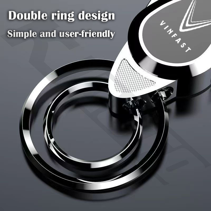 Vinfast Móc Kim Loại Tối Giản Nam Kinh Doanh Cao Cấp Treo Trang Trí Dây Xích Xe Cho VF 8 VF 9 VF E34 Lux A Fadil President SA VF E34