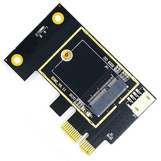 Thẻ chuyển đổi thẻ mạng không dây NGFF M.2 sang PCIE Hỗ trợ thẻ mạng 7260 8265 1650 1675X AX200 AX210