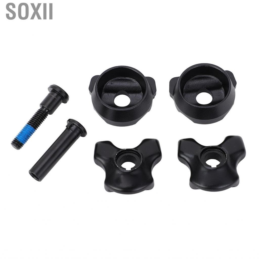 Soxii Bike Seat Clamp  Bicycle Post Rustproof Solid Construction Long Lifespan for Carbon Steel Saddle Rails