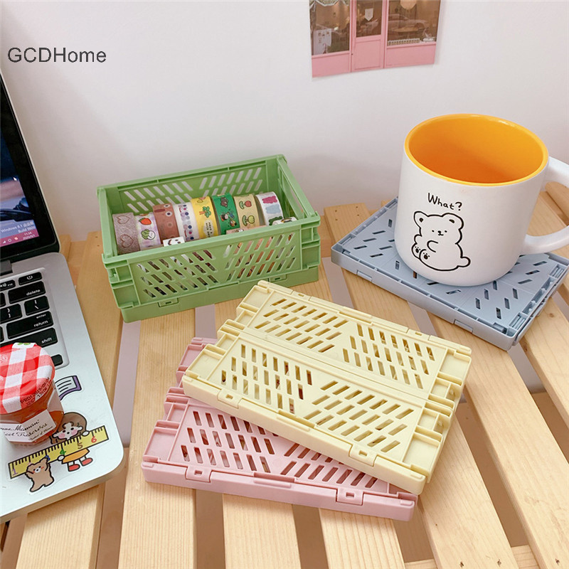 Hộp đựng mỹ phẩm để bàn Gcdhome có thể gập lại HOT