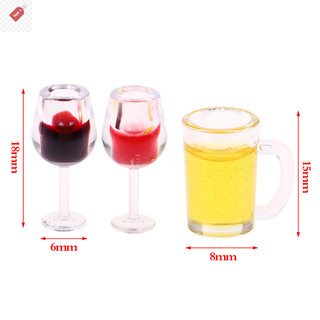 ALIK 5 Cái 1: 12 Nhà Búp Bê Thu Nhỏ Cốc Rượu Bia Cốc Rượu Mẫu Búp Bê Trang Trí VN