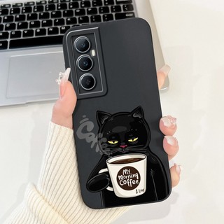Dành Cho Realme C65 Vỏ Bảo Vệ Ống Kính RealmeC65 C 65 4G Phi Hành Gia Dễ Thương Mèo Khủng Long Hoạt Hình Silicon Mềm Jelly Vỏ Điện Thoại