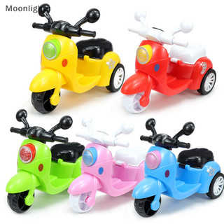 Ánh Trăng Kéo Lại Xe Máy Quán Tính Thu Nhỏ Mô Hình Xe Máy Đồ Chơi Tương Tác Hoạt Hình Xe Mô Hình Trẻ Em Đồ Chơi Giáo Dục EN
