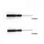 GAVESTO 10 Tuốc nơ vít Mini, Công cụ sửa chữa chữ thập có rãnh 2mm 3mm, Tua vít nhỏ màu đen bằng thép