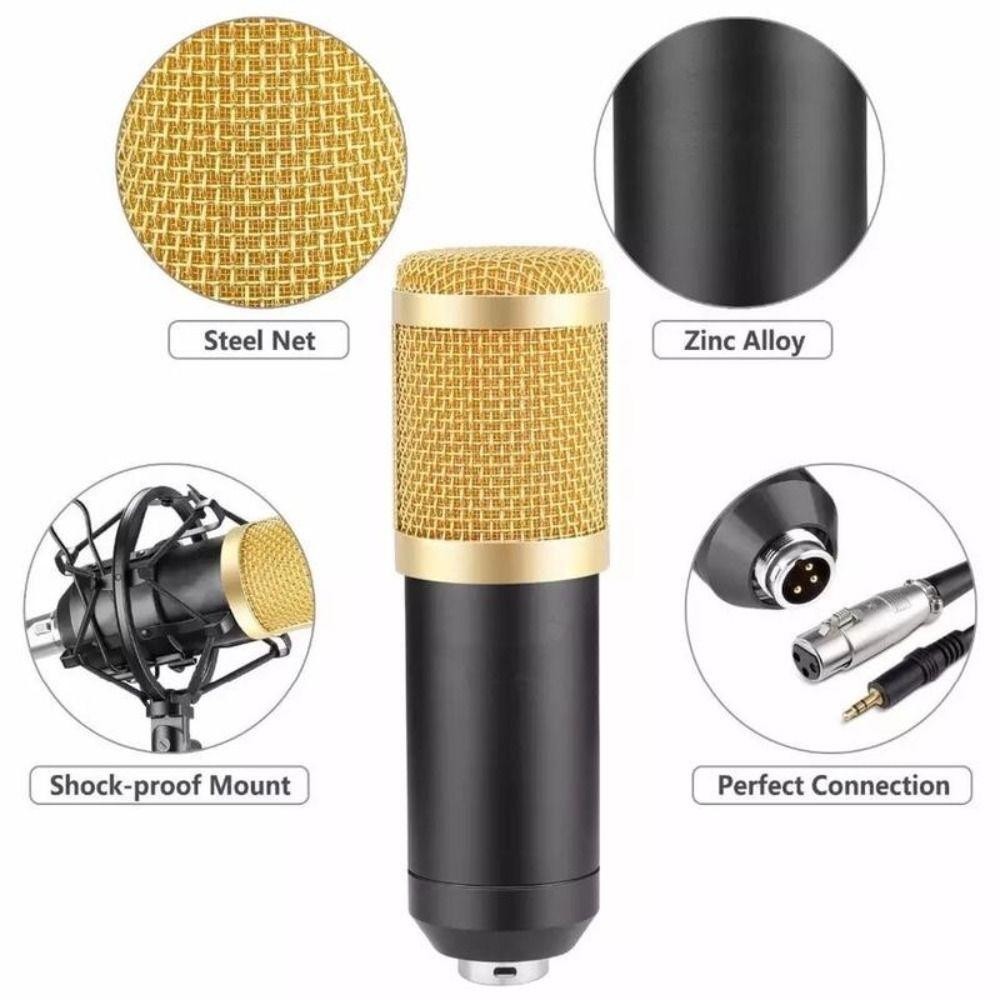Bộ micro ngưng tụ STABFOAM, Bộ trộn âm thanh Card âm thanh máy tính phát trực tuyến, Điện thoại di động thời trang BM800 Tai nghe Micro phát trực tuyến điện thoại thông minh âm thanh