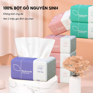 Giấy ăn gấu trúc, thùng 30 gói rút, giấy top gia hàng cao cấp