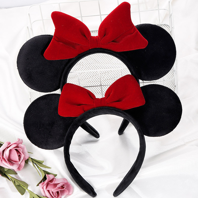 Nơ băng đô tai Mickey công viên giải trí, ảnh người ảnh hưởng, mũ lễ hội/đảng