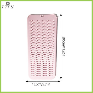 Ptfu Mới 1 al Silicon Chịu Nhiệt Miếng Lót Cách Nhiệt Thảm Cho Tóc Máy Duỗi Nhiệt Uốn Gậy Uốn Sắt Phẳng Mới