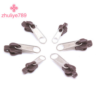 < zhuliye789 > 6 chiếc Dây Kéo Đa Năng Sửa Chữa Dây Kéo Bộ Dụng Cụ Sửa Chữa Thay Thế Khóa Kéo Thanh Trượt Cho DIY May