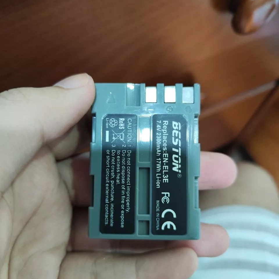 HN  Pin sạc EN-EL3E Beston dùng cho máy ảnh Nikon D70 D70s D80 D90 D200 D300 D700