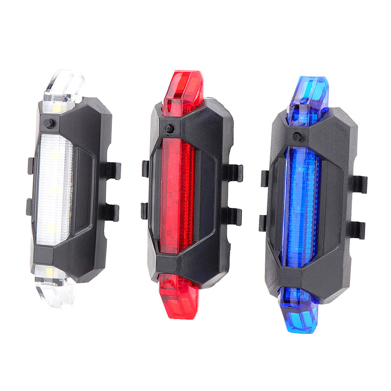 Tmoy USB Sạc Xe Đạp Đuôi Đèn Đi Đêm Đèn Cảnh Báo An Toàn 918 Đuôi Đèn LED Xe Đạp Thiết Bị Đi Xe TCVN