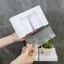 Giá để bàn chải, kem đánh răng kệ 3 ngăn kèm miếng dán keo không cần khoan tường tiện lợi