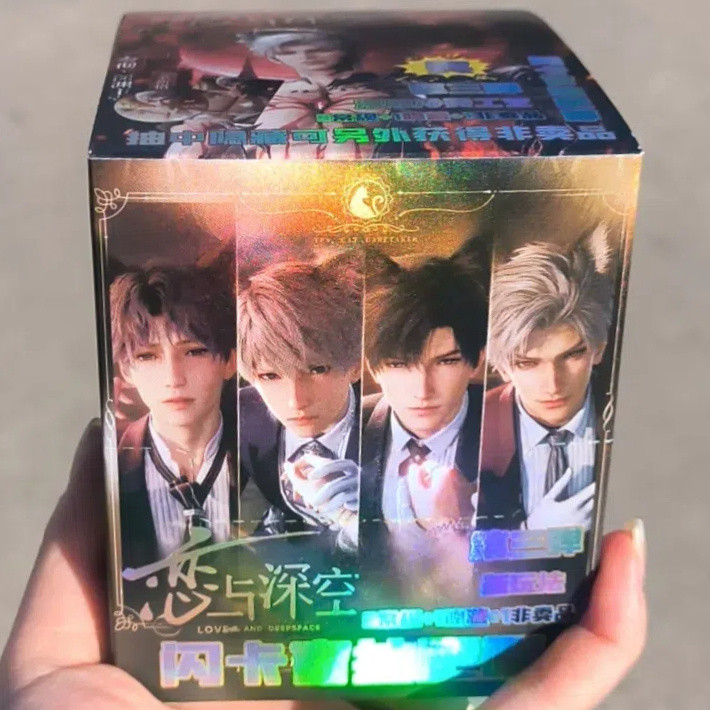 Hộp mù huy hiệu Flash Love and Deepspace, Thiết kế nâng lên 75mm, Caleb, Rafayel, Xavier, Zayne Badge PVC