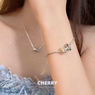 Vòng cổ may mắn đầy màu sắc Ánh sáng sang trọng Tinh tế