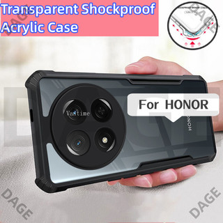 Dành cho Ốp lưng HONOR X9c X9b 5G Đệm chống sốc gia cố cạnh Mặt sau Vỏ cứng trong suốt X9D