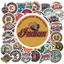 50 Sticker Vintage Label chống nước sticker dán laptop, điện thoại, đàn guitar, mũ bảo hiểm, vali