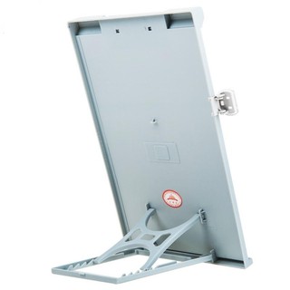 Giá đỡ đọc sách RISEDOT, Giá đỡ tài liệu để bàn bằng nhựa gấp, có kẹp có thể điều chỉnh Giá đỡ đọc A4 cho văn phòng / trường học / gia đình