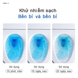 Combo 20 Viên Tẩy Bồn Cầu 2 in 1 Loại Bỏ Mảng Bám, Khử Mùi Hôi, Diệt Vi Khuẩn 99,9% NGÓI HOME - TBC01