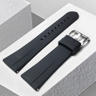 Dây đeo đồng hồ silicon họa tiết sợi Carbon Dây đeo đồng hồ cao su 20mm 22mm cho SEIKO 5 Diver Lặn SKX007 SKX009 Samurai Tuna Watchbands cho nam nữ Vòng tay chống nước