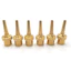 6 Cái 1 / 2inch DN15 Vòi Phun Nước Bằng Đồng Có Thể Điều Chỉnh Hướng Phun Nước Phản Lực Đầu Cho Cảnh Quan Sử Dụng