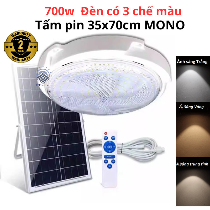 Đèn Năng Lượng Mặt Trời, Đèn Led Chống Lóa Cao Cấp 100W,200W,500W Khung Nhôm Bảo hành 2 năm