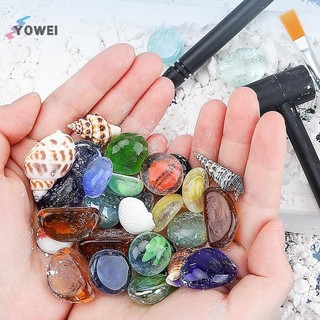 YOWEI 1 Bộ Đá Quý Đào Kho Báu Khai Thác Kho Báu Trẻ Em Khảo Cổ Khai quật Đồ Chơi VN