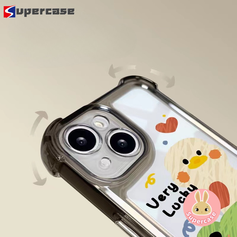 Ốp Điện Thoại Ếch Túi Khí Bốn Nút Cho Google Pixel 9 Pro 8 Pro 8A 7 Pro 7A 6A 6 Pro Vỏ Mềm Bảo Vệ Vịt Hoạt Hình