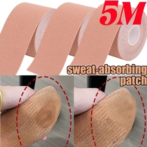 Miếng Lót Mồ Hôi Nách Dùng Một Lần 5M - Miếng Dán Hấp Thụ Mồ Hôi Mùa Hè - Dành Cho Nách, Chân - Thoải Mái, Thoáng Khí, Vô Hình, Cắt Được, Tự Dính - Đồ Dùng Chăm Sóc Toàn Thân