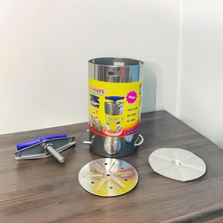 Khuôn làm giò chả Inox không gỉ sáng bóng loại 0.5kg - 1kg Dragon chất lượng cao - Trường An VN