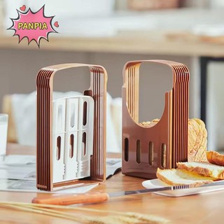 Pnpia Có Thể Gập Lại Bánh Mì Nướng Máy Thái Đứng Dụng Cụ Cắt Nhựa Khuôn Cắt Bánh Mì Chảo Giá Cắt Dụng Cụ Nướng Bánh Tiện Ích Nhà Bếp Boutique