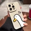 Dành Cho iQOO 15 13 Z10 Turbo Pro Plus Lite Z10X Neo10 Pro Plus 5G 4G Ốp Điện Thoại Ngộ nghĩnh Dấu Vịt Hoạt Hình Dễ Thương Mờ Đen Trắng Vỏ Mềm Đơn Giản