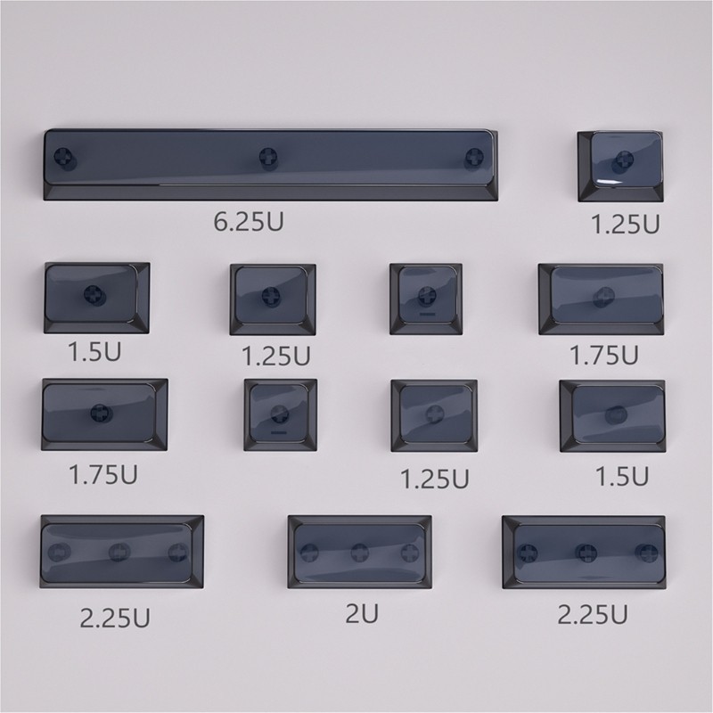 Star 1 Chiếc Trống XDA Keycaps 1 Độ Dày 5 Mm Cho Bàn Phím Cơ Cải Thiện Hiệu Suất Gõ Của Bạn Keycap Trong Suốt