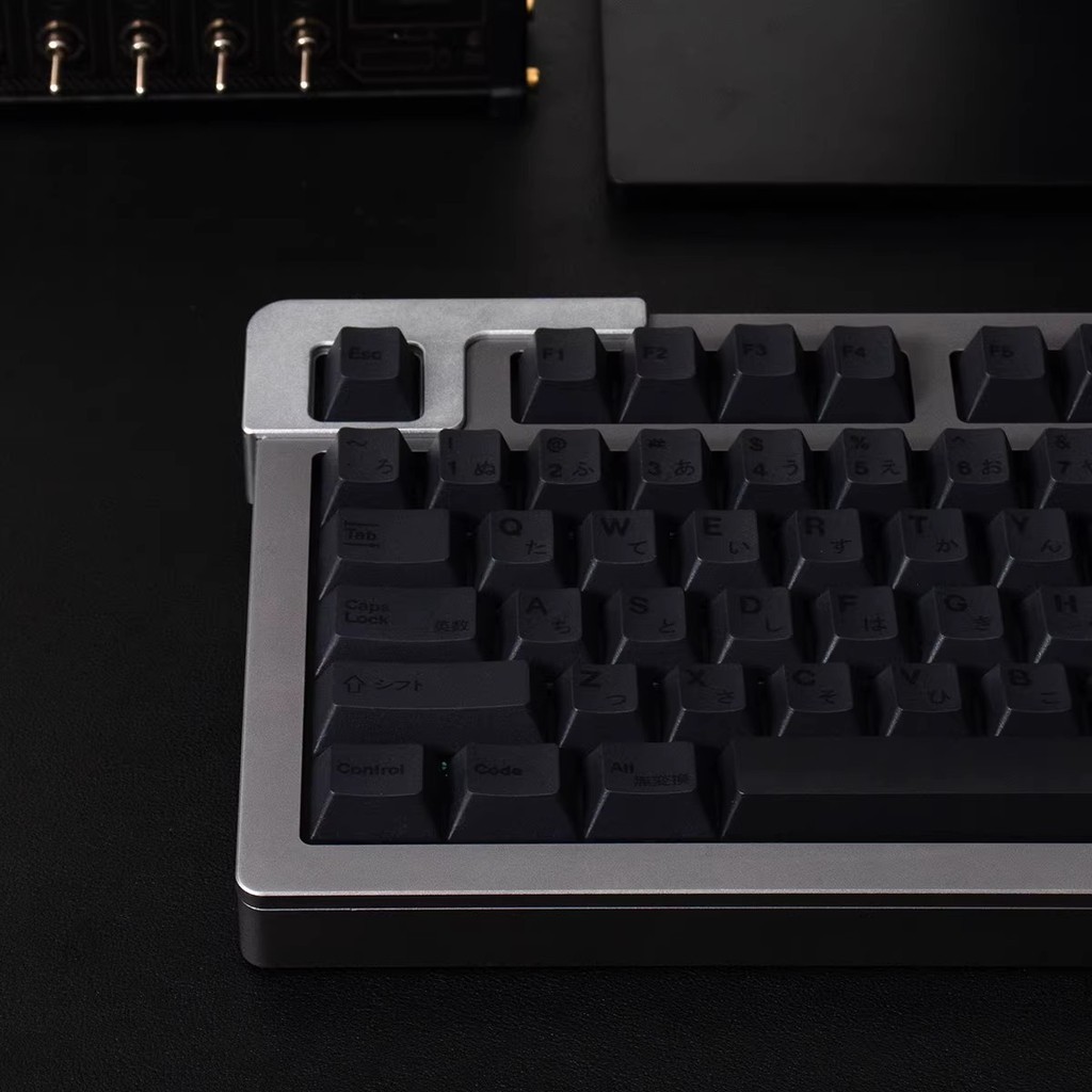 Yongqiu Retro Tối Giản Đen Xám Nhật Bản Keycap Cherry Profile Dye-Sub Keycaps Bộ Bàn Phím Cơ mx switch | BigBuy360 - bigbuy360.vn