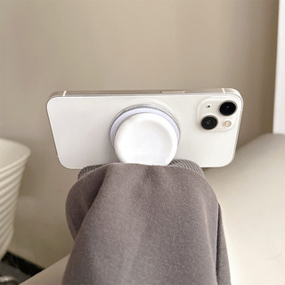 Giá đỡ điện thoại từ tính tròn Macron cho vỏ Magsafe và IPhone 15 14 13 12 Pro Max 14 Plus có thể gập lại Pop Ring Grip Giá đỡ bàn co giãn màu