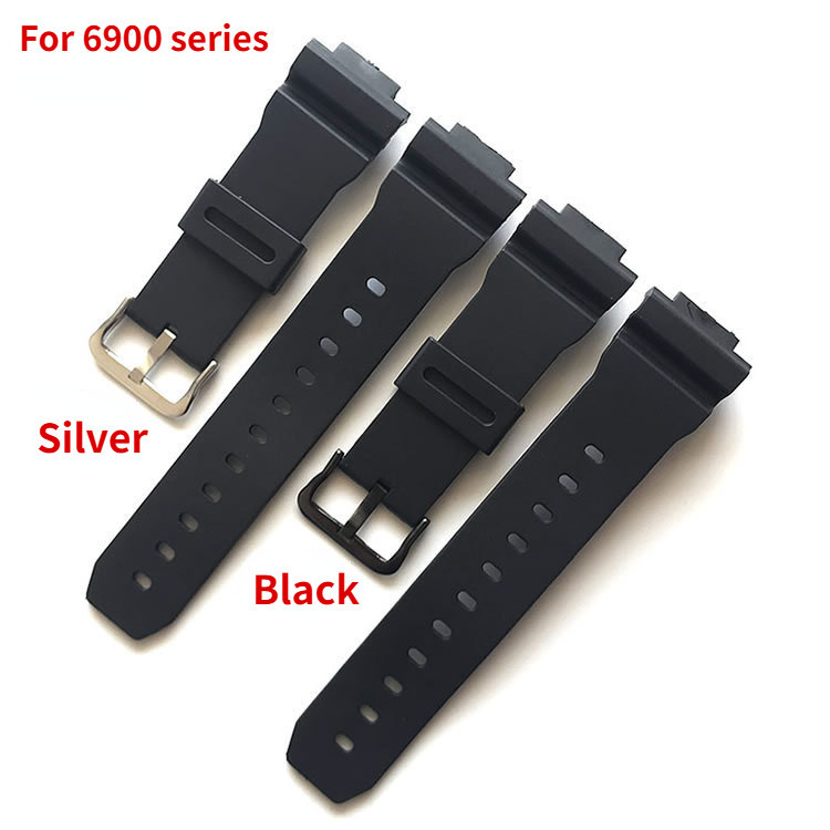 Dành Cho Casio Cho G-shock GW M5610 DW 5600 6900 9052 16 Mm Cao Su Dây Đeo Đồng Hồ Silicon Nhựa PU Dây Đeo Đồng Hồ Vòng Tay Học Sinh