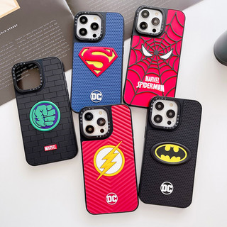 3D Silicon Lightning Bat Spider Man Hulk Fist Phim Hoạt Hình Ốp Lưng Điện Thoại iPhone 15 14 13 12 11 7 8 Plus SE2 14Plus iPhone11 Vỏ Bảo Vệ Chống Sốc