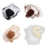 DELMER 20 Chiếc Nylon Hairnets, Mũ Tóc Giả Dây Co Giãn Mềm Lưới Tóc, Tạo Kiểu Tóc Màu Đen Thoáng Khí Bền Vô Hình Hairnet