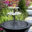 Máy bơm đài phun nước năng lượng mặt trời JUNYUE88US, DIY với đầu phun Đài phun nước bảng điều khiển năng lượng mặt trời, Trang trí sân vườn với máy bơm nước Bảng điều khiển năng lượng mặt trời Máy phun nước tưới vườn
