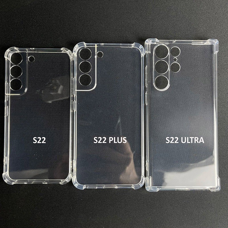 Ốp lưng Samsung S22 / S22 Plus / Ultra nhựa silicon trong suốt dẻo cao cấp chống sốc bảo vệ camera