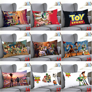 Toy Story 4 Vỏ Gối Hình Chữ Nhật In Bên Đệm Polyester Trang Trí Sofa Nhà (Không Lõi)