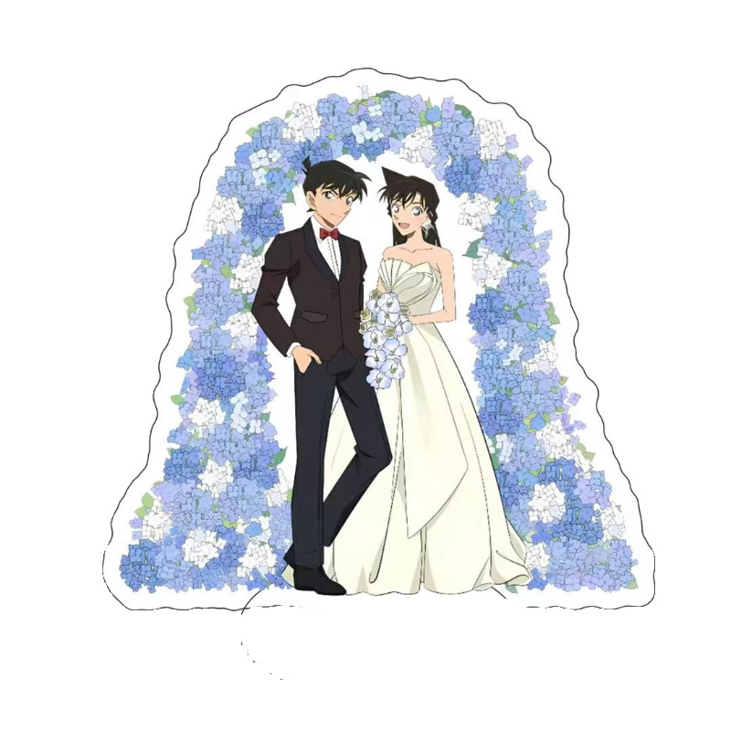 Thám tử Conan ngoại vi Kudo Shinichi và Maori Ran cặp đôi Xinlan kết hôn và dựng phim hoạt hình acrylic hai chiều