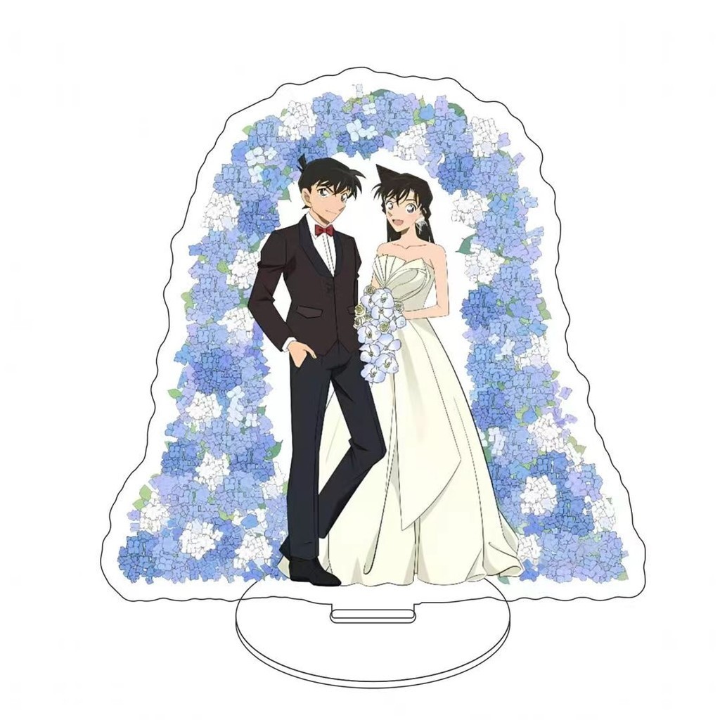 Thám tử Conan ngoại vi Kudo Shinichi và Maori Ran cặp đôi Xinlan kết hôn và dựng phim hoạt hình acrylic hai chiều