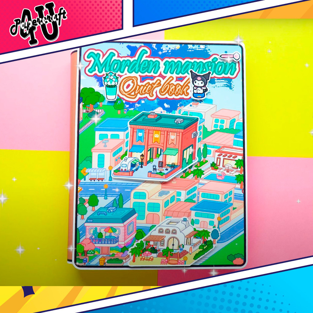 ĐỒ CHƠI NGÔI NHÀ BÚP BÊ GIẤY CẮT THỦ CÔNG DIY - TOCA LIFE WORLD -  MẪU TA041