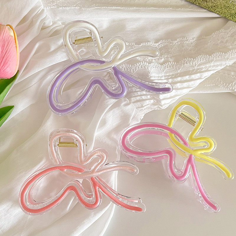 Kẹp Tóc Hình Bướm Màu Pastel Ngọt Ngào Phong Cách Hàn Quốc Phụ Kiện Tóc Cho Nữ Và Bé Gái