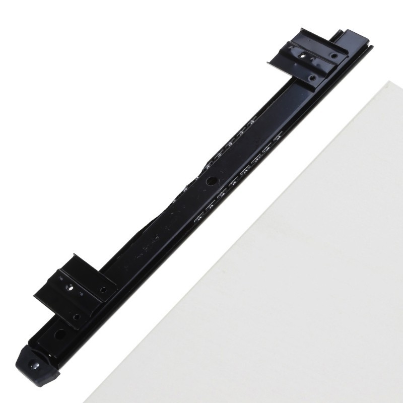 1 Pair Height-Adjustable Guides with  Bearing for Drawer Keyboard Shelf